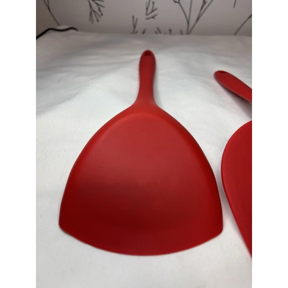 Red‎ Silicone Kitchen Utensils 3pcs KochBlume